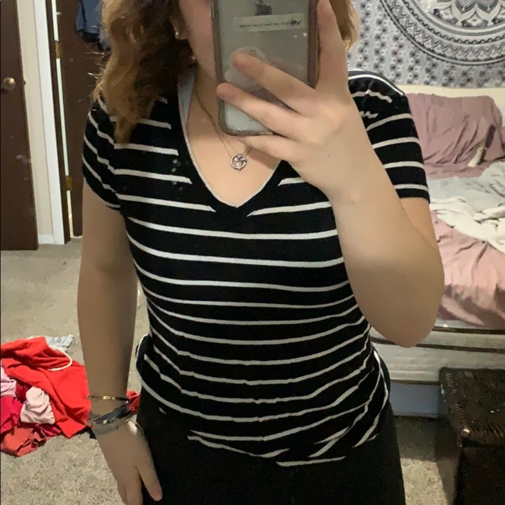 Stripped tee